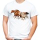 koszulka męska z tabunem koni