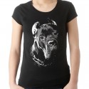 koszulka damska z psem cane corso mastiff
