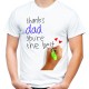 koszulka dla taty thank's dad you are the best