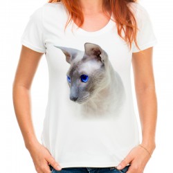 koszulka z głową kota