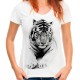 t-shirt damski z białym tygrysem KT005