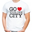 Koszulka go love your own city