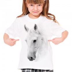 Koszulka dziecięca z głową konia