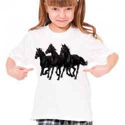 Koszulka dziecięca z końmi
