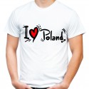 Koszulka i love Poland