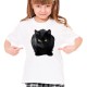 koszulka z czarnym kotem