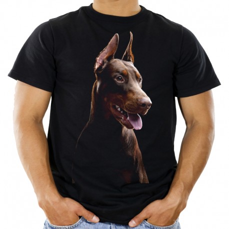 Koszulka z Dobermanem