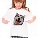 Koszulka z psem Husky