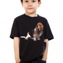 Koszulka dziecięca z psem Basset Hound