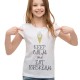 Koszulka dla dziewczynki keep calm and eat ice cream