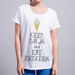 koszulka keep calm and eat icecream