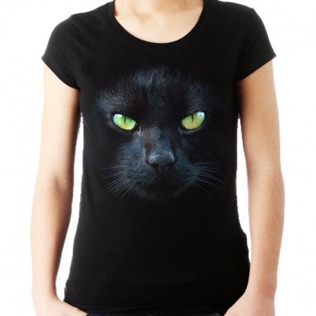 Koszulka z głową kota