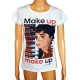 Koszulka z Audrey Hepburn makeup