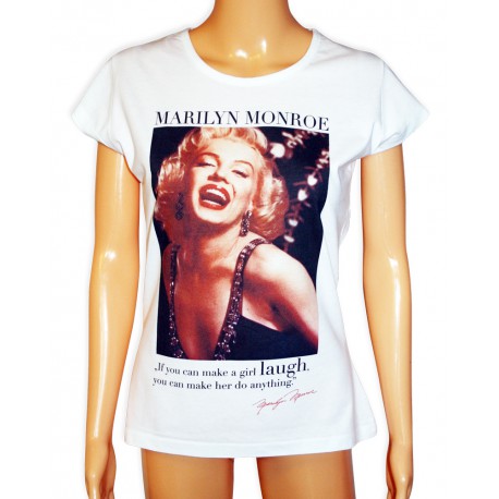 Bluzka z Marilyn Monroe Laugh1