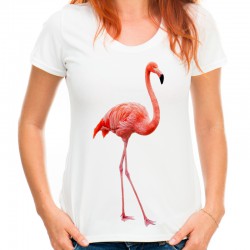 koszulka damska z flamingiem PK001