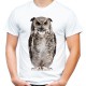 t-shirt z sową