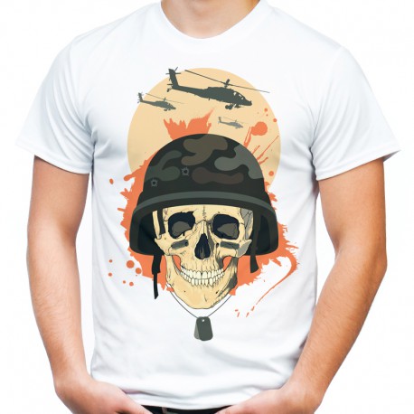 Koszulka z czaszką armia