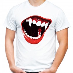 Koszulka z zębami wampira