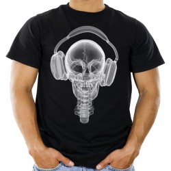 Koszulka z czaszką dj x-ray