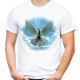 Koszulka z białym gołębiem