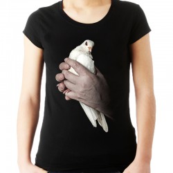 koszulka z gołębiem