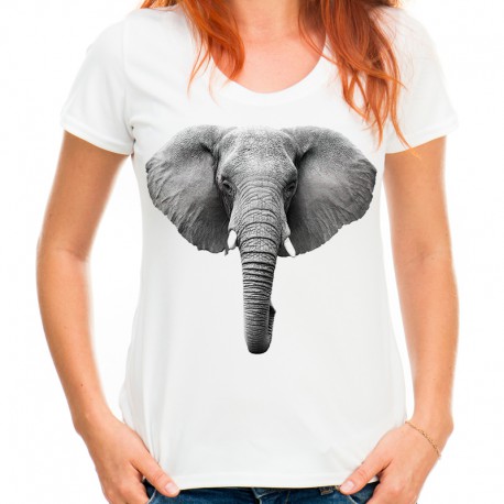 Koszulka damska ze słoniem