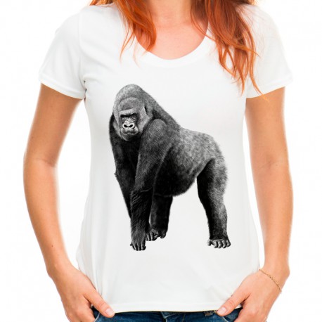 Koszulka damska z gorylem