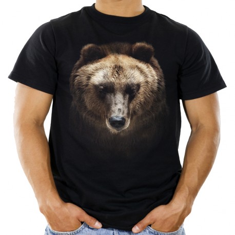 Koszulka męska z niedźwiedziem