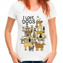 koszulka i love dogs