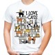 koszulka i love cats kocham koty