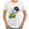 Koszulka z żabą i muchą 3d 