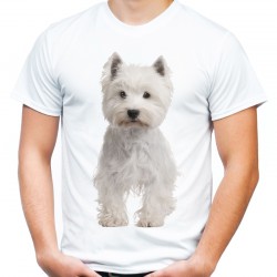 Koszulka z psem West Westie Highland white terrier