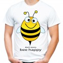 Koszulka z pszczołą dont worry be happy 