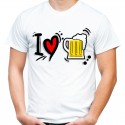 Koszulka i love beer kocham piwo
