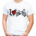 Koszulka na rower i love bike