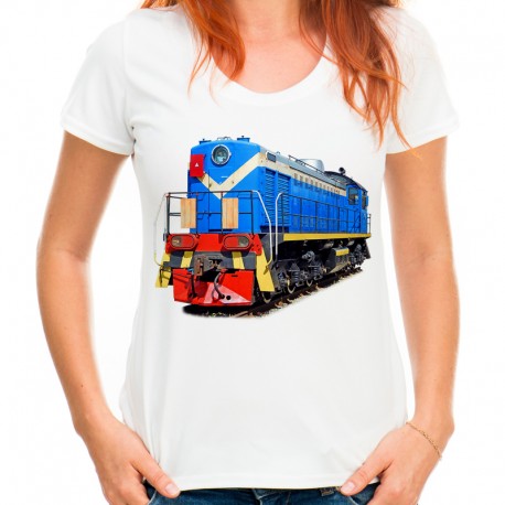 Koszulka damska z pociągiem