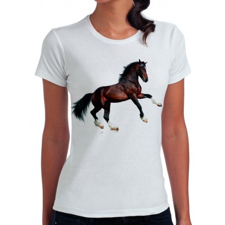 t-shirt damski z koniem KT009