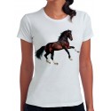 t-shirt damski z koniem KN001