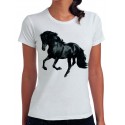 t-shirt damski z koniem