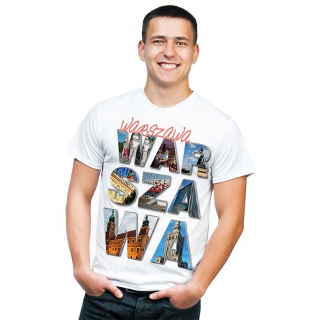 koszulka męska Warszawa
