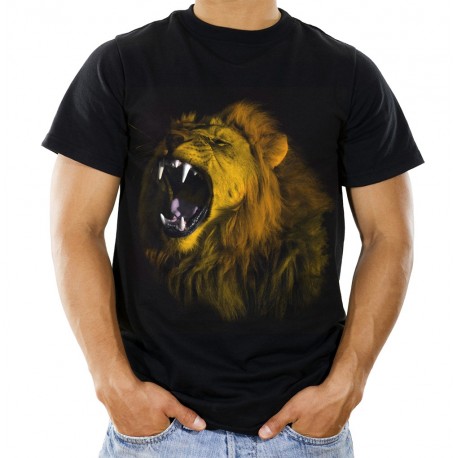 Koszulka męska z lwem A01047