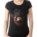 koszulka damska z psem rottweilerem
