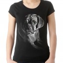 koszulka z psem bokserem damska 