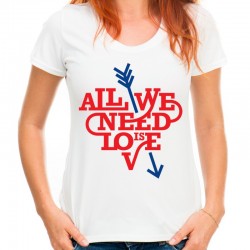 koszulka damska ALL WE NEED IS LOVE