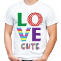 koszulka męska LOVE CUTE